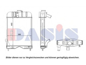 AKS DASIS 440548N radiatorius, variklio aušinimas