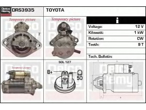 DELCO REMY DRS3935 starteris 
 Elektros įranga -> Starterio sistema -> Starteris