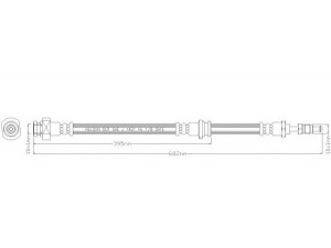 REMKAFLEX 7067 stabdžių žarnelė
46211MB20B