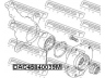 FEBEST DAC45840039M rato guolis
43440-79J00, 43440-80J00