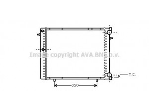 AVA QUALITY COOLING RT2125 radiatorius, variklio aušinimas 
 Aušinimo sistema -> Radiatorius/alyvos aušintuvas -> Radiatorius/dalys
7700272527, 7700811821