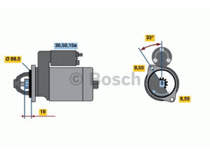 BOSCH 0 986 010 040 starteris 
 Elektros įranga -> Starterio sistema -> Starteris
09512040, 1202007, 1202037, 1202040