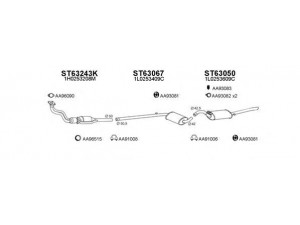VENEPORTE 630130 išmetimo sistema 
 Išmetimo sistema -> Išmetimo sistema, visa