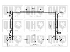 QUINTON HAZELL QER2622 radiatorius, variklio aušinimas 
 Aušinimo sistema -> Radiatorius/alyvos aušintuvas -> Radiatorius/dalys
8K0 121 251R, 8K0 121 251R, 8K0 121 251R