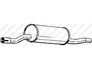 BOSAL 135-465 vidurinis duslintuvas 
 Išmetimo sistema -> Duslintuvas
1705.GN, ZF-05.9235.48, ZF-07.6543.58