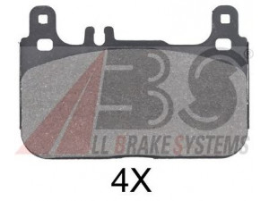 A.B.S. 35038 stabdžių trinkelių rinkinys, diskinis stabdys 
 Techninės priežiūros dalys -> Papildomas remontas
0064209620, 0074209820