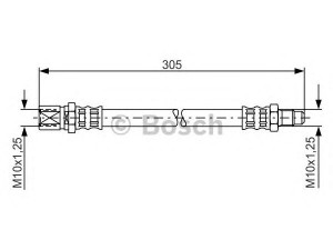 BOSCH 1 987 476 003 stabdžių žarnelė 
 Stabdžių sistema -> Stabdžių žarnelės
4296605, 4349187, 4296605, 4296606