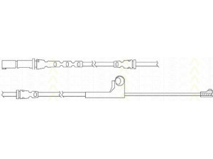 TRISCAN 8115 11043 įspėjimo kontaktas, stabdžių trinkelių susidėvėjimas 
 Stabdžių sistema -> Susidėvėjimo indikatorius, stabdžių trinkelės
34356792567