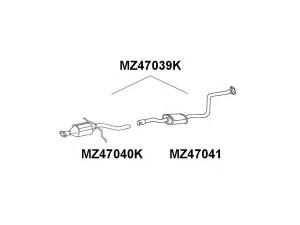 VENEPORTE MZ47039K katalizatoriaus keitiklis
B33L2055XB, B33M2055XB