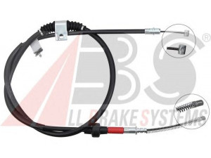 A.B.S. K12089 trosas, stovėjimo stabdys 
 Stabdžių sistema -> Valdymo svirtys/trosai
4820A050