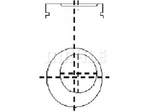 MAHLE ORIGINAL S26610 stūmoklis