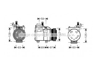 AVA QUALITY COOLING HYK198 kompresorius, oro kondicionierius 
 Oro kondicionavimas -> Kompresorius/dalys
977011C150