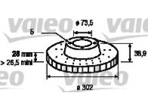 VALEO 197233 stabdžių diskas 
 Stabdžių sistema -> Diskinis stabdys -> Stabdžių diskas
4683 918, 4683 918AB, 4683918, 4683918AB