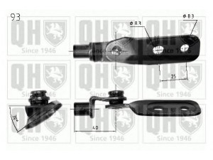 QUINTON HAZELL QTS840228 dujinė spyruoklė, bagažinė 
 Priedai -> Bagažinė/pakrovimo skyrius
GE4V-63-620C, GE4V-63-620D