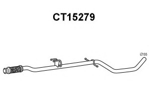VENEPORTE CT15279 išleidimo kolektorius 
 Išmetimo sistema -> Išmetimo vamzdžiai
1717LL