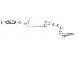 AKS DASIS SG26413 vidurinis duslintuvas