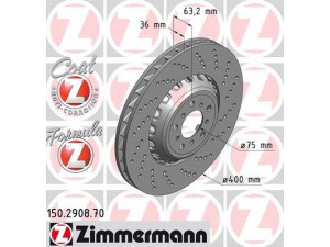 ZIMMERMANN 150.2908.70 stabdžių diskas 
 Dviratė transporto priemonės -> Stabdžių sistema -> Stabdžių diskai / priedai
3411 2 284 102