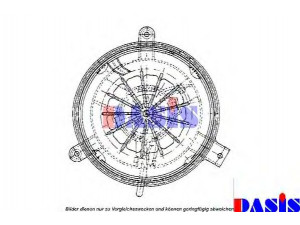 AKS DASIS 742370N vidaus pūtiklis 
 Šildymas / vėdinimas -> Orpūtė/dalys
2018204542, 2018300308, A2018204542