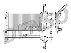 DENSO DRM13011 radiatorius, variklio aušinimas 
 Aušinimo sistema -> Radiatorius/alyvos aušintuvas -> Radiatorius/dalys
51706057, 51734088