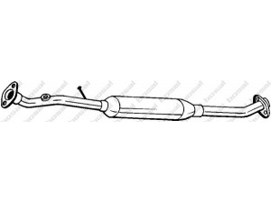 BOSAL 280-131 vidurinis duslintuvas 
 Išmetimo sistema -> Duslintuvas
17410-B4020