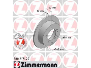 ZIMMERMANN 380.2171.20 stabdžių diskas 
 Dviratė transporto priemonės -> Stabdžių sistema -> Stabdžių diskai / priedai
MB 895 200, MB 928 716