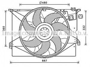 AVA QUALITY COOLING MS7670 ventiliatorius, radiatoriaus 
 Aušinimo sistema -> Oro aušinimas
2215000493, 2215000993, 2215001193