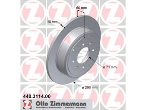 ZIMMERMANN 440.3114.00 stabdžių diskas 
 Dviratė transporto priemonės -> Stabdžių sistema -> Stabdžių diskai / priedai
4246.L7, 4246.T6