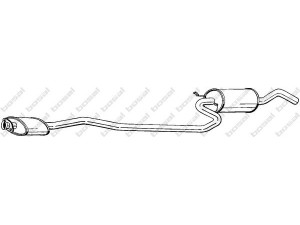 BOSAL 289-785 vidurinis duslintuvas 
 Išmetimo sistema -> Duslintuvas
1460247, 1659786, 5026791, 6189444