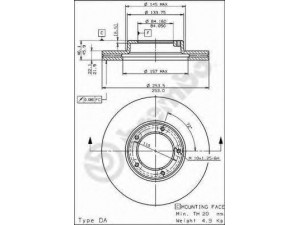 BREMBO 09.5718.10 stabdžių diskas
4351235140