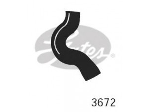 GATES 3672 radiatoriaus žarna
1245012382, 1245012482, 1245019382