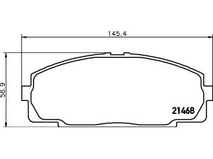 HELLA PAGID 8DB 355 016-921 stabdžių trinkelių rinkinys, diskinis stabdys 
 Techninės priežiūros dalys -> Papildomas remontas
0446525040, 0446525060, 0446525090