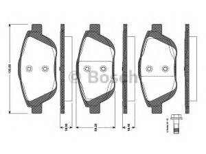 BOSCH 0 986 TB3 094 stabdžių trinkelių rinkinys, diskinis stabdys 
 Techninės priežiūros dalys -> Papildomas remontas
4254 31, 4254 31