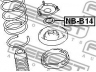 FEBEST NB-B14 frikcinis guolis, pakabos statramsčio atramos montavimas 
 Ašies montavimas/vairavimo mechanizmas/ratai -> Montavimas, pakabos statramstis
54325-0M001