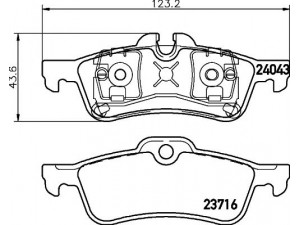 HELLA PAGID 8DB 355 011-351 stabdžių trinkelių rinkinys, diskinis stabdys 
 Techninės priežiūros dalys -> Papildomas remontas
34216770252, 34211503077, 34216761288