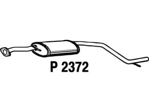 FENNO P2372 vidurinis duslintuvas 
 Išmetimo sistema -> Duslintuvas
1053465, 1059653, 7234233