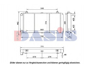 AKS DASIS 400480N radiatorius, variklio aušinimas 
 Aušinimo sistema -> Radiatorius/alyvos aušintuvas -> Radiatorius/dalys