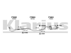 KLARIUS 330303U išmetimo sistema