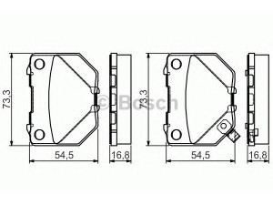 BOSCH 0 986 495 137 stabdžių trinkelių rinkinys, diskinis stabdys 
 Techninės priežiūros dalys -> Papildomas remontas
26696 FA00, 26696 FA000, 26696 FA020