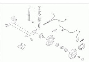 BOGE FORD-KA-RB001 vairavimo mechanizmas; rato pakaba 
 Ašies montavimas/vairavimo mechanizmas/ratai -> Prekių paieška pagal schemą