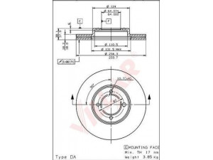 VILLAR 628.1657 stabdžių diskas 
 Dviratė transporto priemonės -> Stabdžių sistema -> Stabdžių diskai / priedai
4351212130