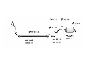 ASSO ART2031 išmetimo sistema 
 Išmetimo sistema -> Išmetimo sistema, visa