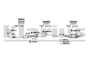 KLARIUS 391301U išmetimo sistema