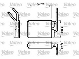 VALEO 812154 šilumokaitis, salono šildymas 
 Šildymas / vėdinimas -> Šilumokaitis
7701036909, 7701208110