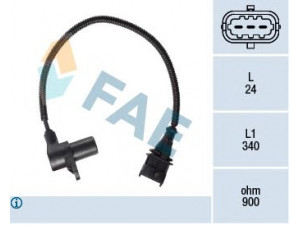 FAE 79427 jutiklis, alkūninio veleno impulsas 
 Elektros įranga -> Jutikliai
39180-2A900, 39180-2A900