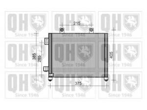 QUINTON HAZELL QCN390 kondensatorius, oro kondicionierius 
 Oro kondicionavimas -> Kondensatorius
47 00 165, 47 05 465, 92 03 541