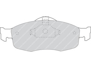 FERODO FDB884 stabdžių trinkelių rinkinys, diskinis stabdys 
 Techninės priežiūros dalys -> Papildomas remontas
1073731, 1095201, 1521326, 6877836