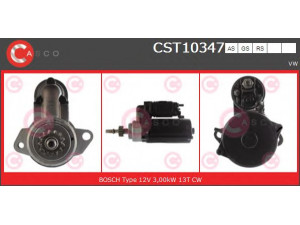 CASCO CST10347AS starteris 
 Elektros įranga -> Starterio sistema -> Starteris
07Z911023A, 07Z911023B