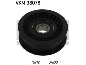 SKF VKM 38078 kreipiantysis skriemulys, V formos rumbuotas diržas 
 Diržinė pavara -> V formos rumbuotas diržas/komplektas -> Laisvasis/kreipiamasis skriemulys
272 202 01 19, 272 202 05 19