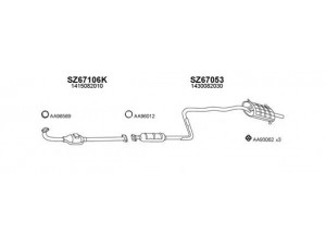 VENEPORTE 670053 išmetimo sistema 
 Išmetimo sistema -> Išmetimo sistema, visa