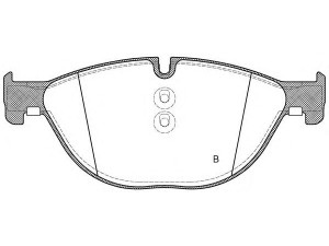 OPEN PARTS BPA1414.00 stabdžių trinkelių rinkinys, diskinis stabdys 
 Techninės priežiūros dalys -> Papildomas remontas
34116775318, 34116775322, 34116793021